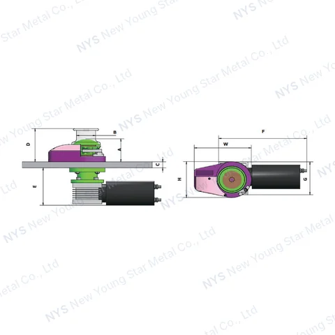AC Vertical windlass
