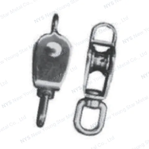 Single Swivel Pulley with Ring