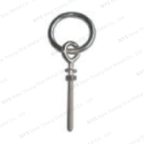 Weld Eye Bolt with Ring and Nut
